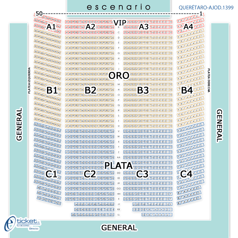 A VIVIR (2013) Auditorio Josefa Ortiz de Domínguez SANTIAGO DE QUERÉTARO Información del